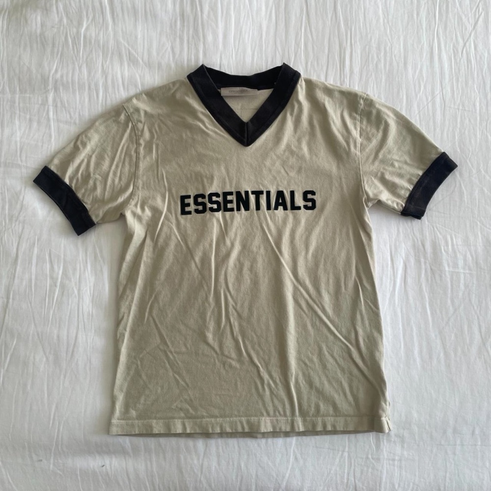 Essentials V Neck Tee - image 2